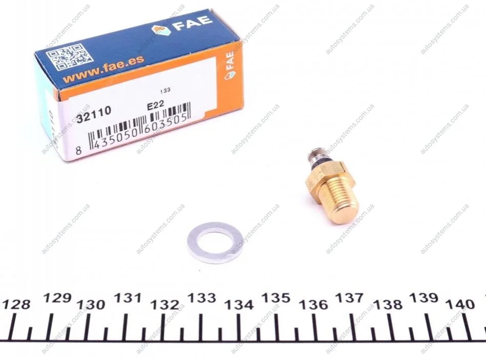 Датчик температури охолоджуючої рідини VW Passat 1.8/2.0/Volvo 740-960 2.4D 82-97 FAE 32110 (фото 1)