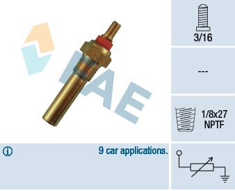 Датчик температуры охлаждающей жидкости FAE 32300