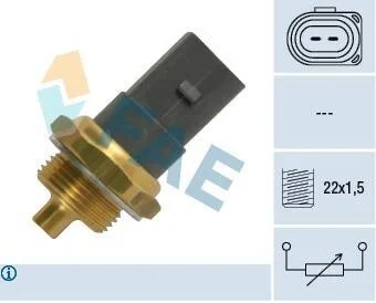 Датчик температуры охлаждающей жидкости FAE 33786 (фото 1)