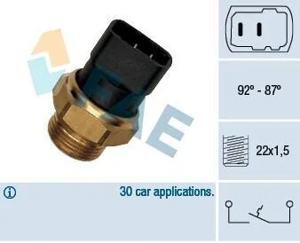 Датчик включения вентилятора FAE 37260
