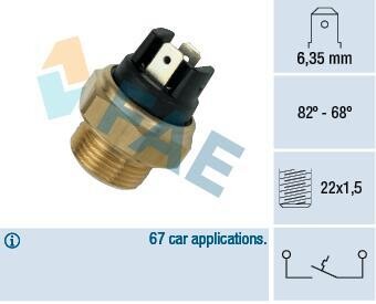 Датчик включения вентилятора FAE 37350