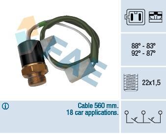 Датчик включения вентилятора FAE 37830