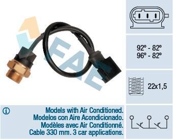 Датчик включения вентилятора FAE 38260