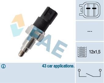 Датчик включения заднего хода FAE 40506