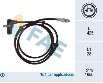 Датчик АБС FAE 78067