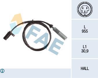 Датчик АБС FAE 78139