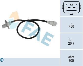 Датчик положения коленчатого вала FAE 79002