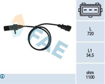 Датчик положения коленчатого вала FAE 79006