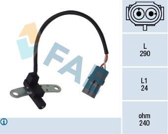 Датчик положения коленчатого вала FAE 79021