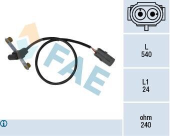 Датчик положения коленчатого вала FAE 79023