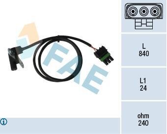 Датчик положения коленчатого вала FAE 79025