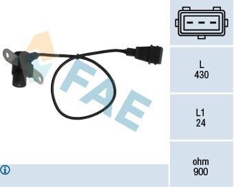 Датчик положения коленчатого вала FAE 79032