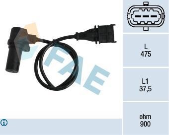 Датчик положения коленчатого вала FAE 79060