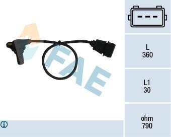 Датчик положения коленчатого вала FAE 79061