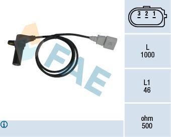 Датчик положения коленчатого вала FAE 79064