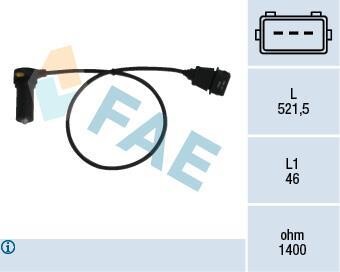 Датчик положения коленчатого вала FAE 79066