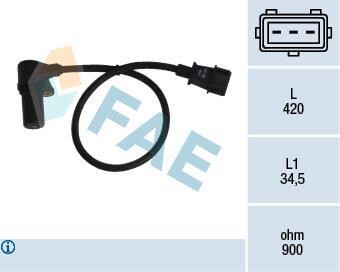 Датчик положения коленчатого вала FAE 79073