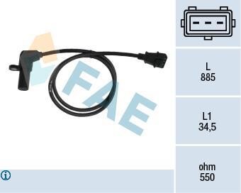 Датчик положения коленчатого вала FAE 79078