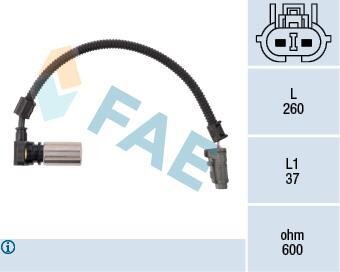 Датчик положения коленчатого вала FAE 79086 (фото 1)