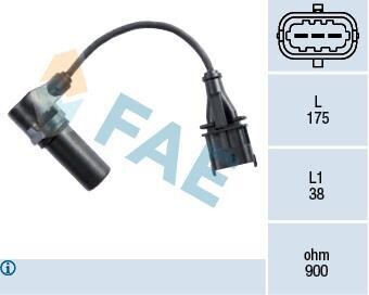 Датчик положения коленчатого вала FAE 79222