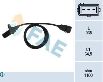 Датчик положения коленчатого вала FAE 79295