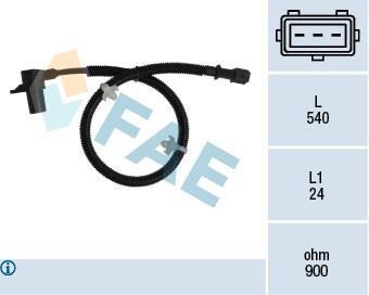 Датчик положения коленчатого вала FAE 79301