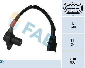 Датчик положения коленчатого вала FAE 79356