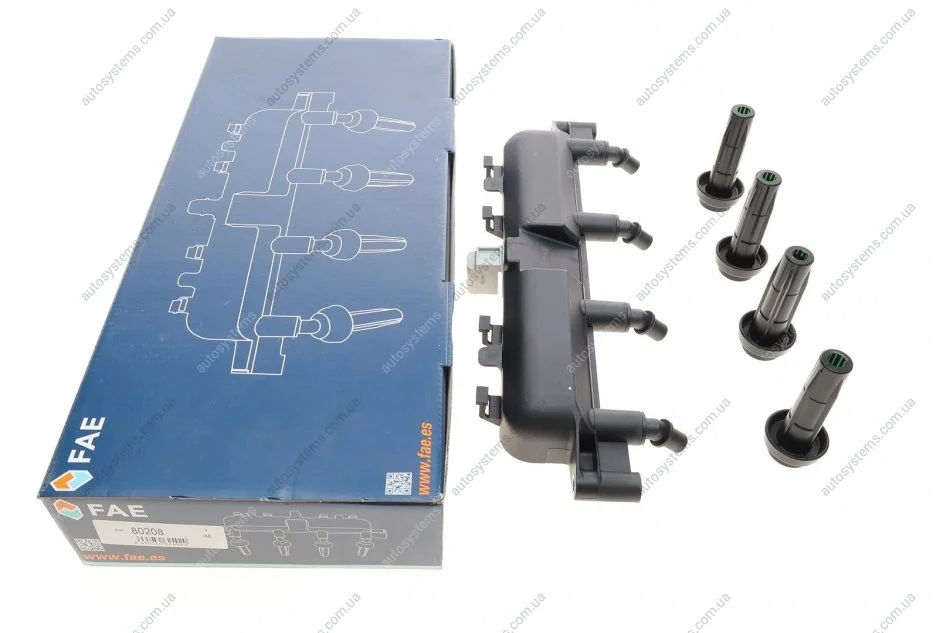 Котушка запалювання Citroen Berlingo/Peugeot Partner 1.1-1.4i 96-15 FAE 80208 (фото 1)