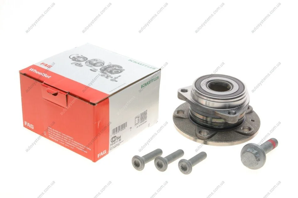 Підшипник маточини (передньої) VW Passat/Golf 1.0TSI-2.0TDI 12- (к-кт) (+ABS) FAG 713 6111 50 (фото 1)