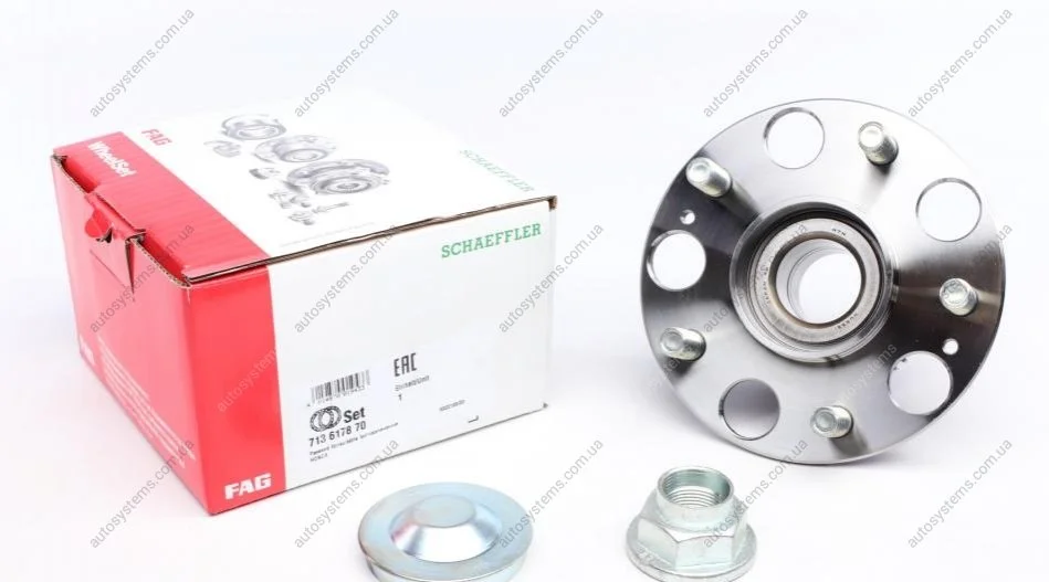 Підшипник маточини (задньої) Honda Accord VII 02- FAG 713 6178 70 (фото 1)