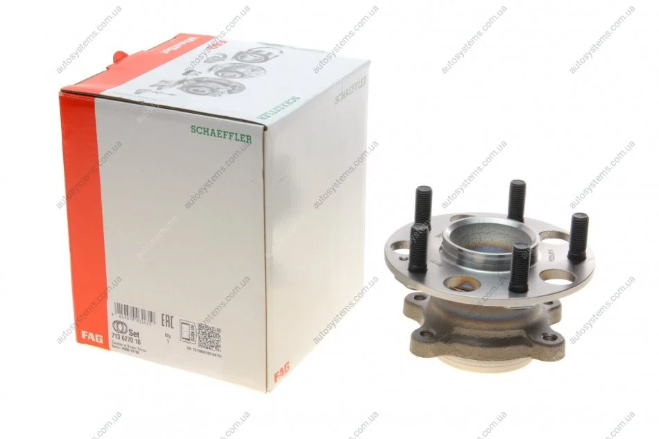 Підшипник маточини (задньої) Honda Accord VII 03- FAG 713 6270 10 (фото 1)