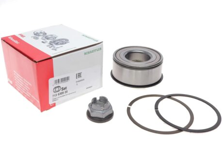 Підшипник маточини (передньої/задньої) Renault Kangoo 02- (4x4) FAG 713 6309 20