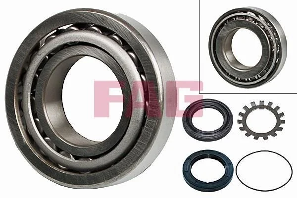 Подшипник ступицы колеса, комплект FAG 713 6790 90 (фото 1)