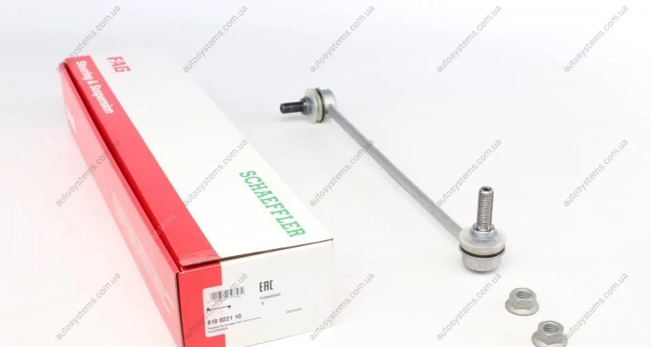 Тяга стабілізатора (переднього) (L) VW Golf IV FAG 818 0221 10 (фото 1)