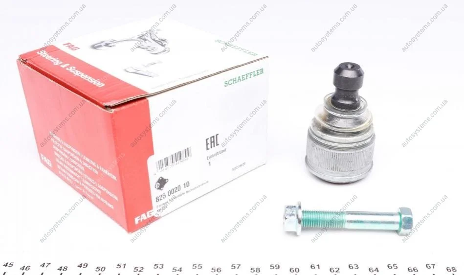 Опора кульова (передня/знизу) Mazda 323/626 -04 FAG 825 0020 10 (фото 1)