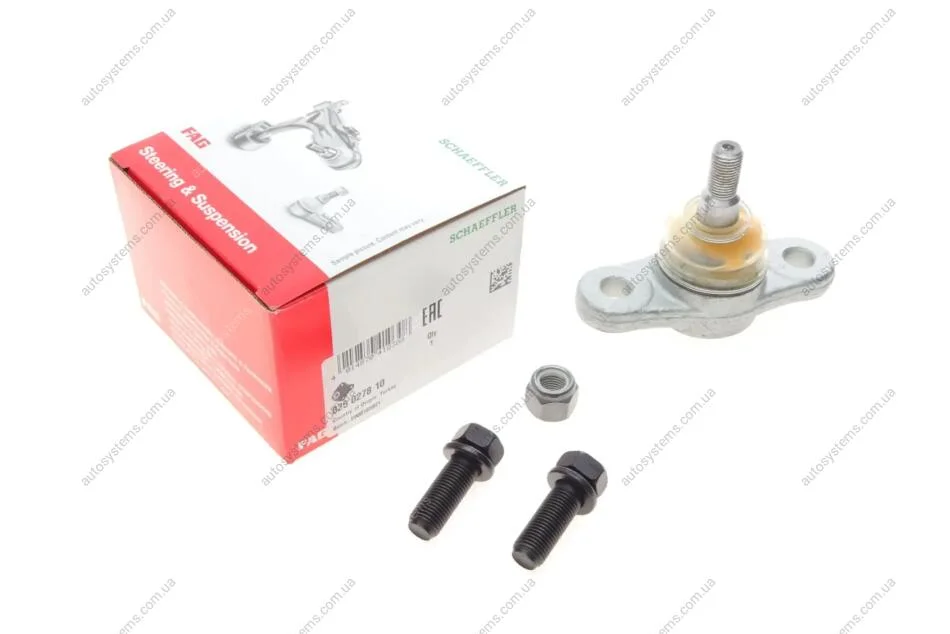 Опора кульова (передня/знизу) Kia Cee\'d/Hyundai i30 06-12/Elantra 00-06 FAG 825 0278 10 (фото 1)