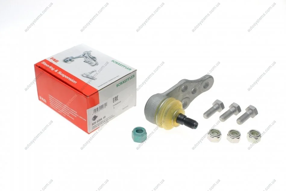 Опора кульова (передня/знизу) Daewoo Lanos 97- (конус 13,40mm) FAG 825 0356 10 (фото 1)