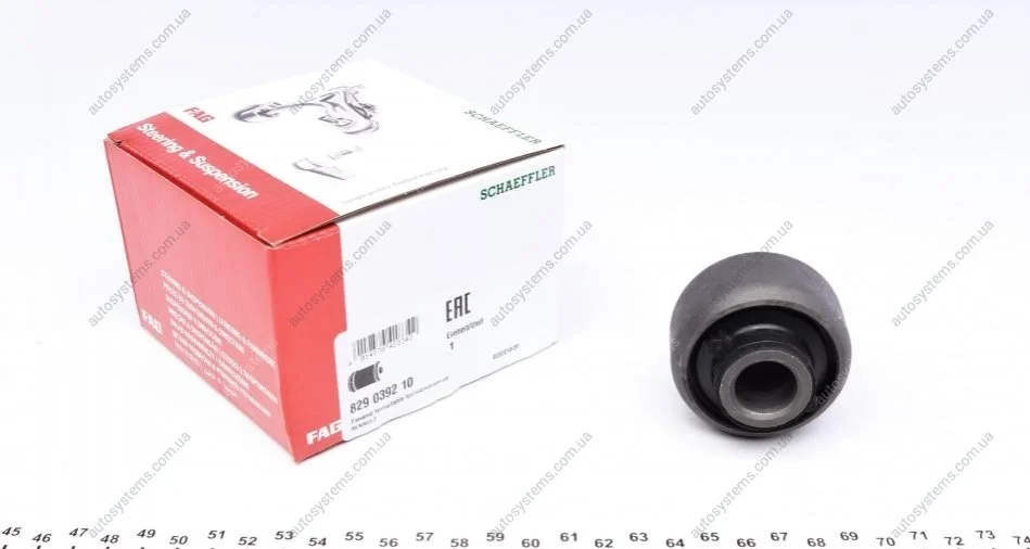 Сайлентблок важеля (переднього/спереду) Renault Trafic 01- (18.2x55x50/30.5) FAG 829 0392 10 (фото 1)