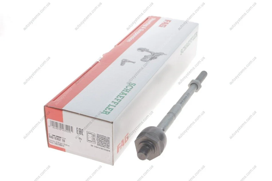 Тяга рульова Fiat 500/500C 07-/Ford Ka 08-16 (L=254mm) FAG 840 0362 10 (фото 1)
