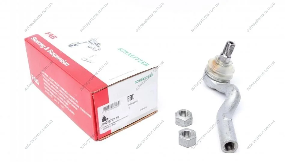 Наконечник тяги рульової (L) MB E-class (W210) FAG 840 0722 10 (фото 1)