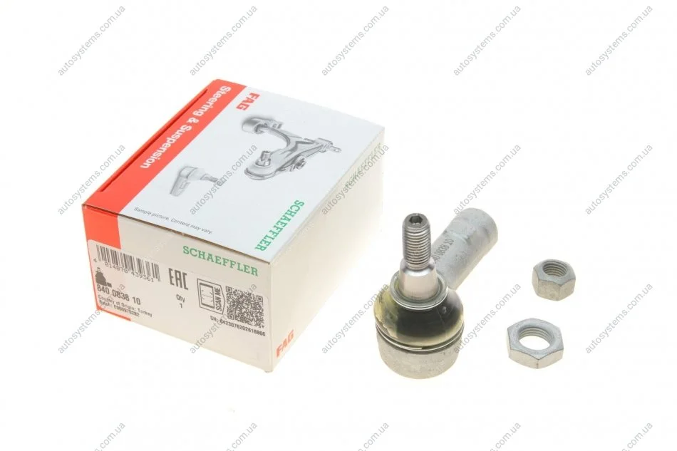 Наконечник тяги рульової (L) VW T4 90-03, (з номера шасі 70...S...002792 до 70...T...199000) FAG 840 0838 10 (фото 1)