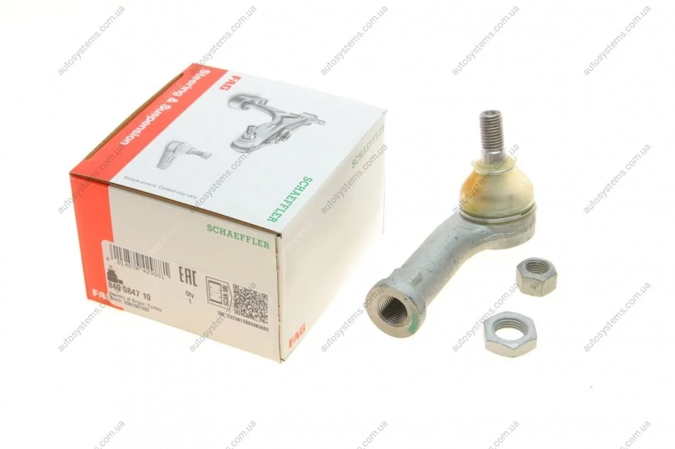 Наконечник тяги рульової (R) VW T4 90-03, до номера шасі 70M096448 FAG 840 0847 10 (фото 1)