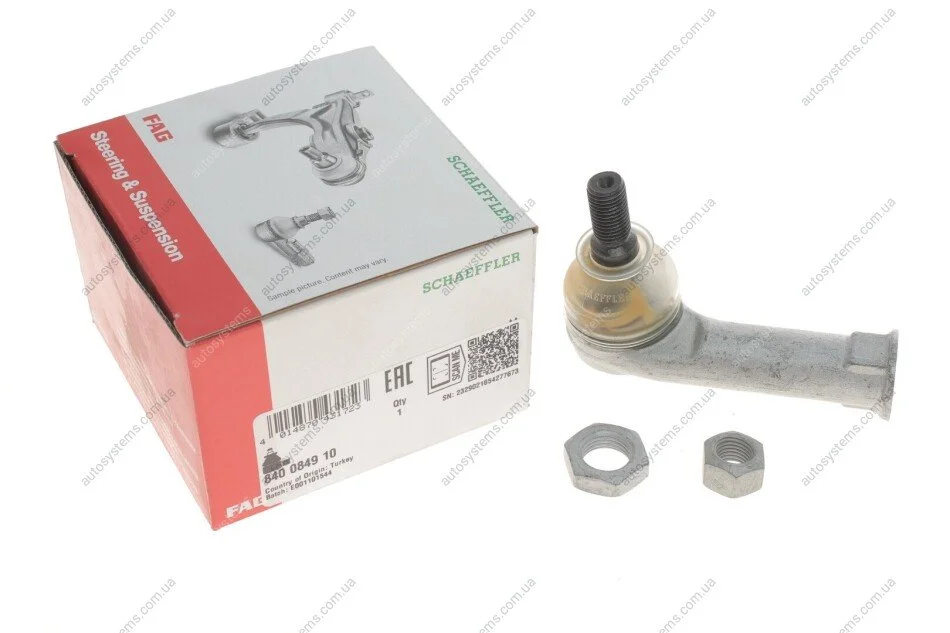 Наконечник тяги рульової (R) VW T4 91-95 FAG 840 0849 10 (фото 1)