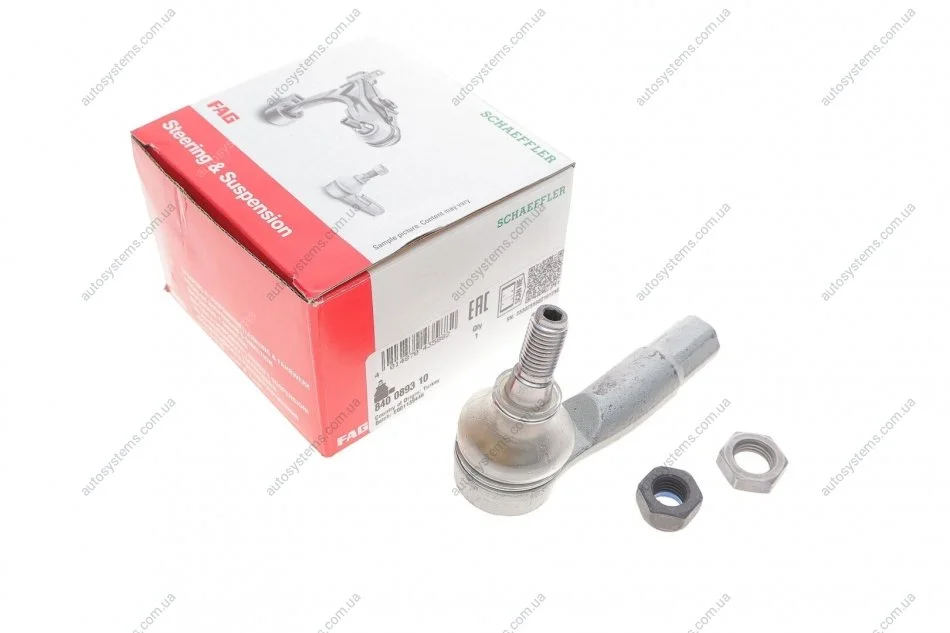 Наконечник тяги рульової (L) Audi A3/Skoda Octavia/VW Golf IV 95-06 FAG 840 0893 10 (фото 1)