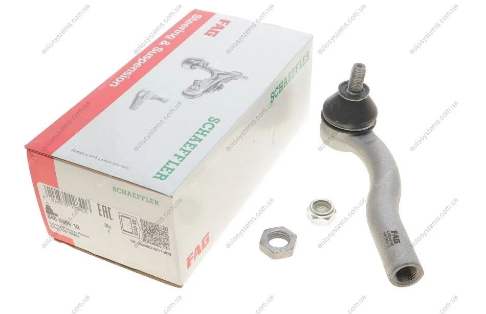 Наконечник тяги рульової (R) Fiat Doblo 01- FAG 840 0909 10 (фото 1)