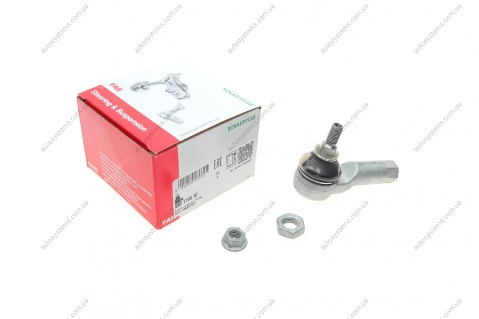 Наконечник тяги рульової Citroen C-Crosser/Mitsubishi Lancer VIII 07-/Outlander II/Peugeot 4007 06-13 FAG 840 1168 10 (фото 1)