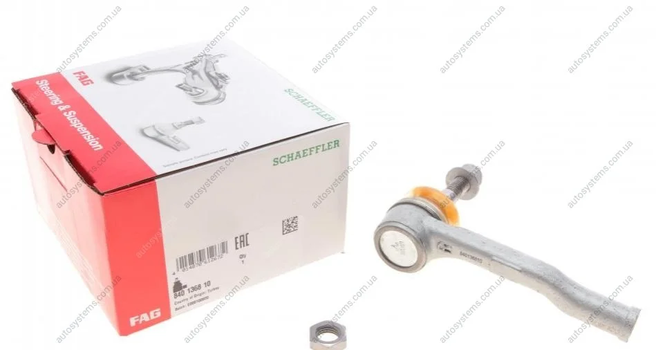 Наконечник тяги рульової (R) Opel Astra K 15- FAG 840 1368 10 (фото 1)