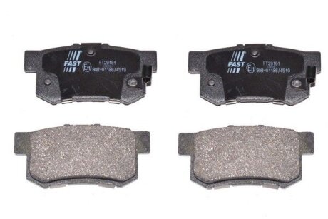Тормозные колодки дисковые, комплект FAST FT29161