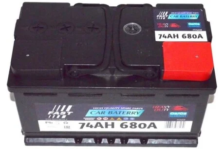 Стартерная аккумуляторная батарея FAST FT75208