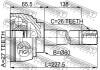 Шарнир равных угловых скоростей (ШРУС) FEBEST 0110-014 (фото 2)